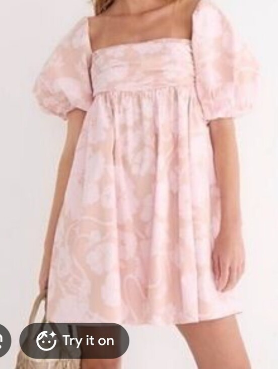 J. Crew Dresses & Skirts - the Puff-sleeve mini dress in windswept floral by J.Crew